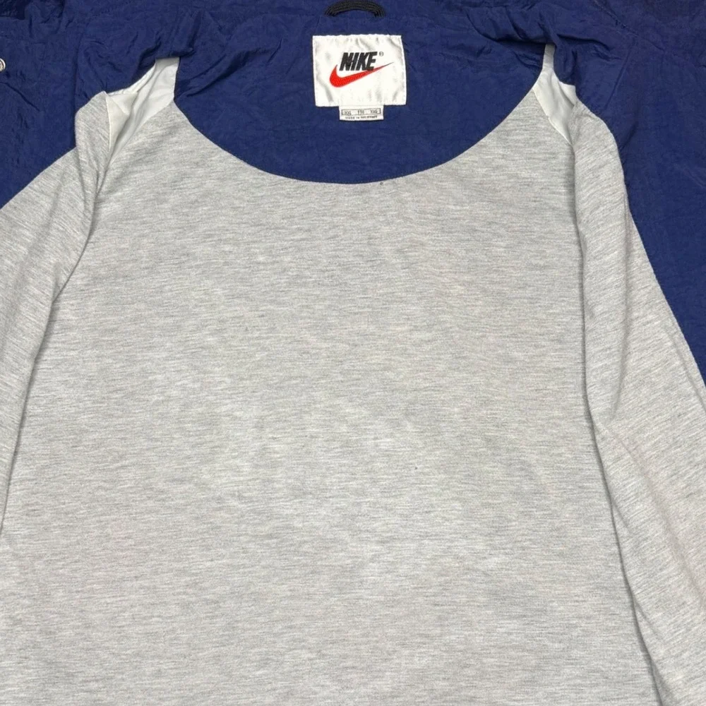 Vintage 90s‎ Nike windbreaker track coach blue jacket 2XL